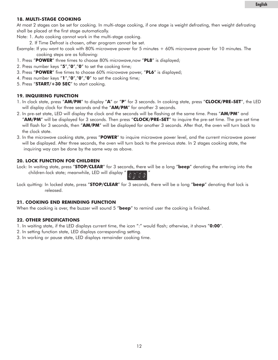 haier MWG7036RW User Manual | Page 13 / 16