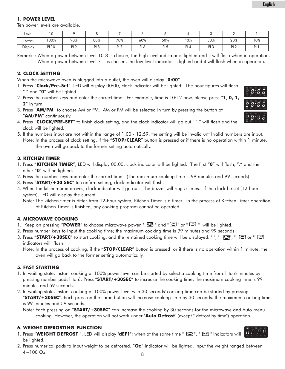 haier MWG7036RW User Manual | Page 9 / 16