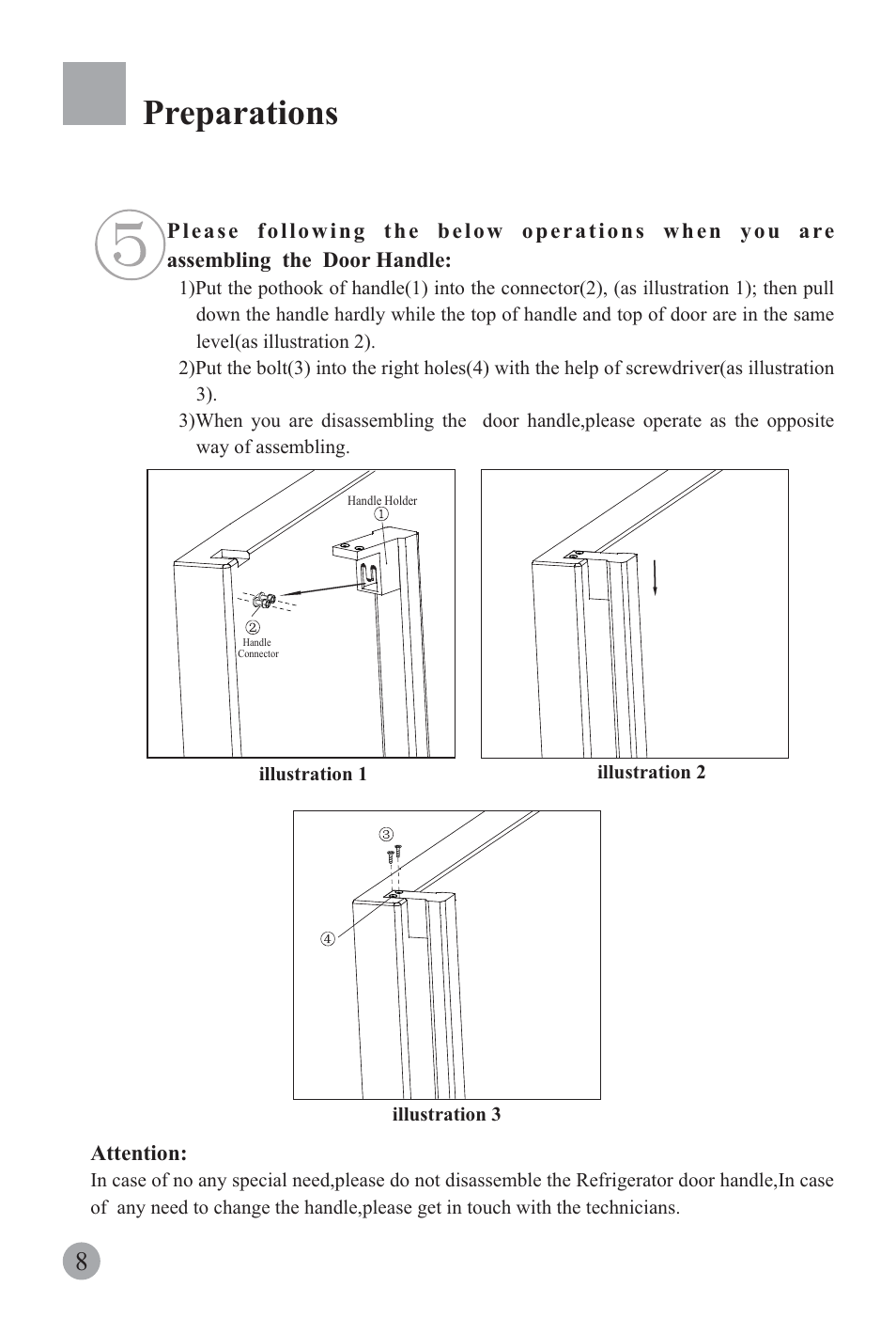 Preparations | haier REFRIGERATOR / FREEZER COMBO HRF-6631RG User Manual | Page 10 / 44