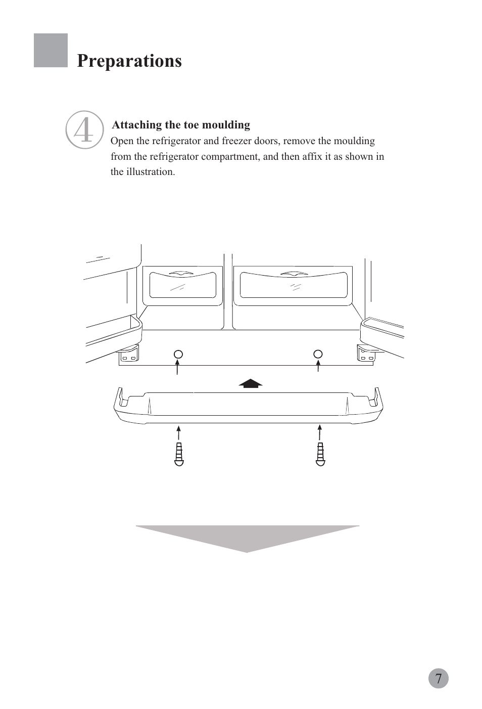 Preparations | haier REFRIGERATOR / FREEZER COMBO HRF-6631RG User Manual | Page 9 / 44