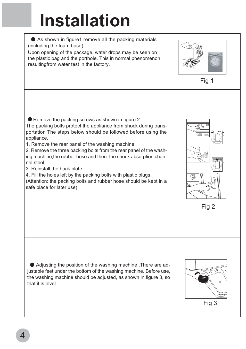 Installation | haier HBF855TVE User Manual | Page 6 / 18