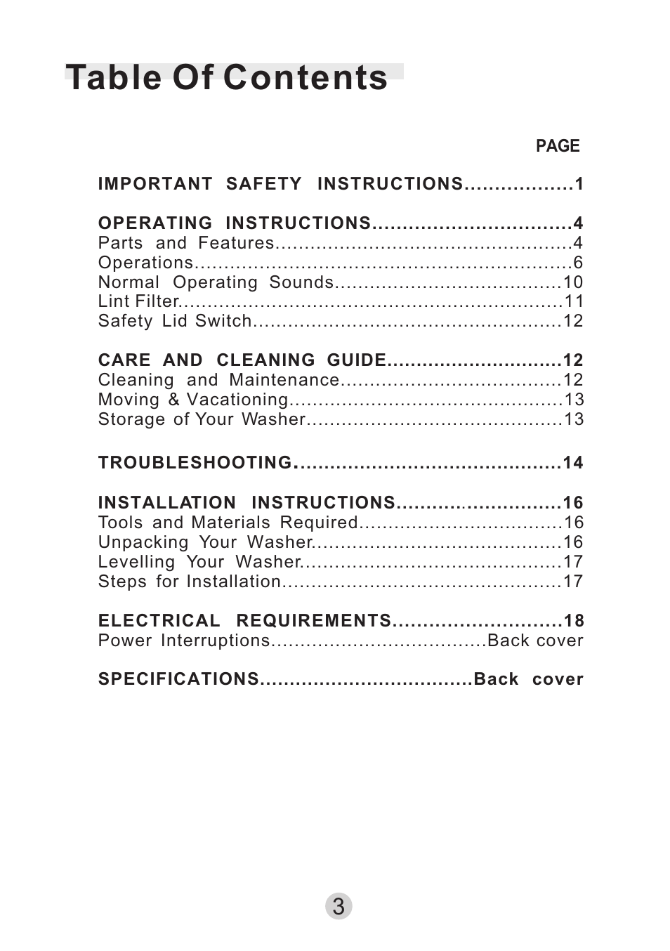 haier HWM65TLF User Manual | Page 4 / 20