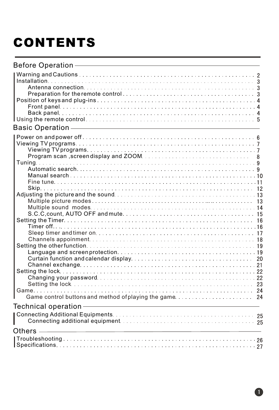 haier 21F3A User Manual | Page 2 / 29