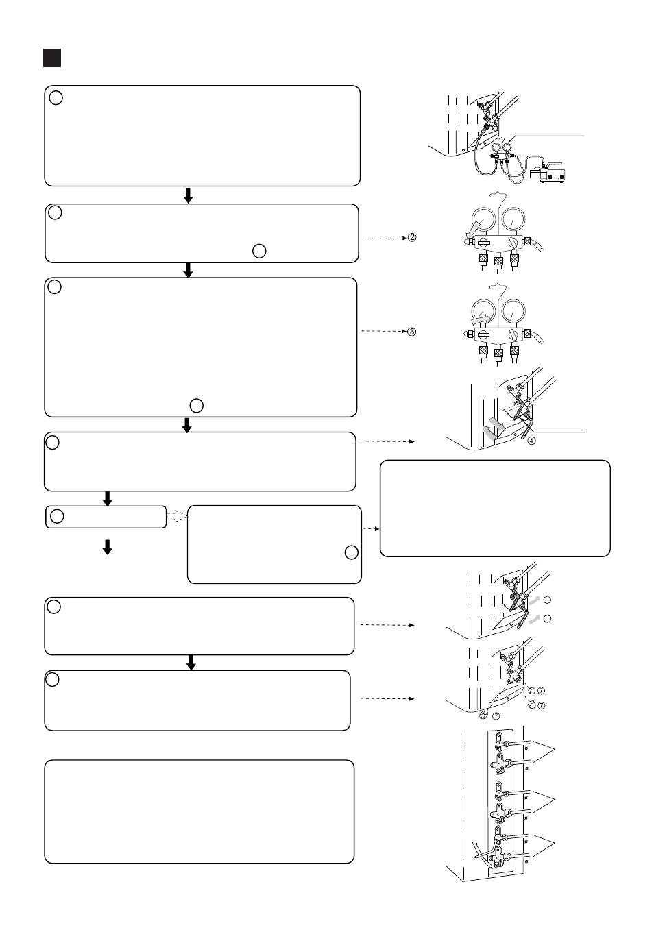 Purging method: to use vacuum pump | haier AU182XFERA User Manual | Page 12 / 18