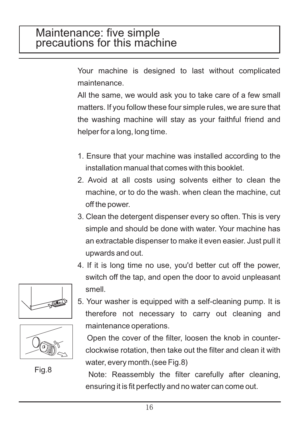 haier WNA600TX User Manual | Page 17 / 24