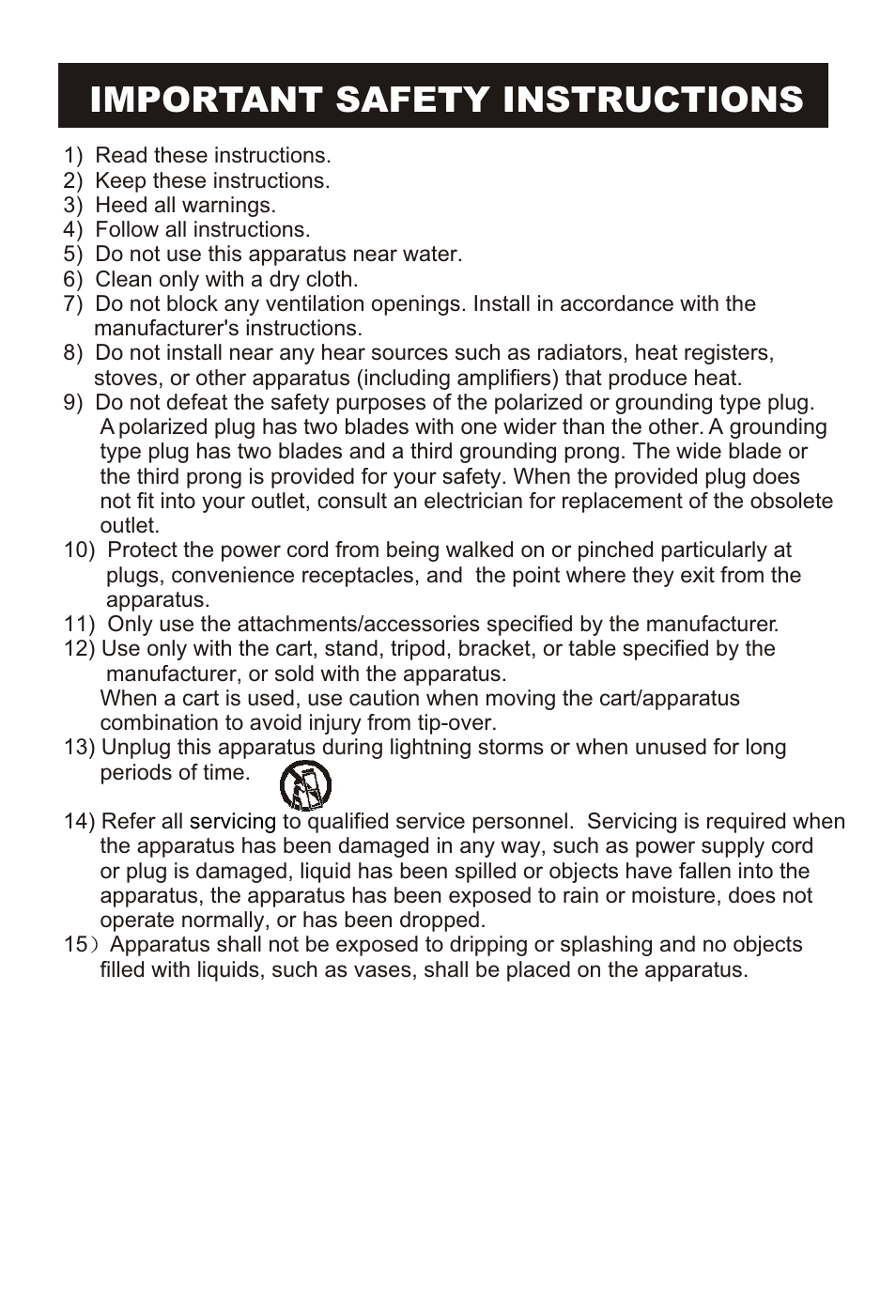 Т³гж 3, Important safety instructions | haier HLC22E User Manual | Page 3 / 43