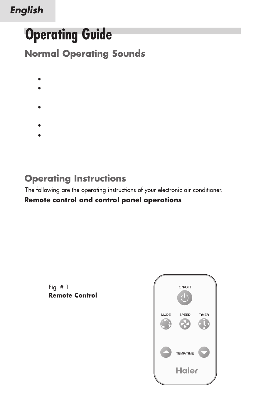 haier ESA3067 User Manual | Page 10 / 23