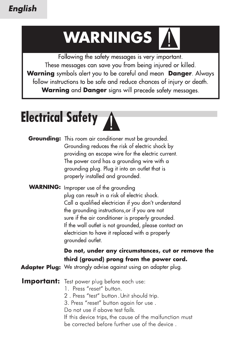 haier ESA3067 User Manual | Page 6 / 23