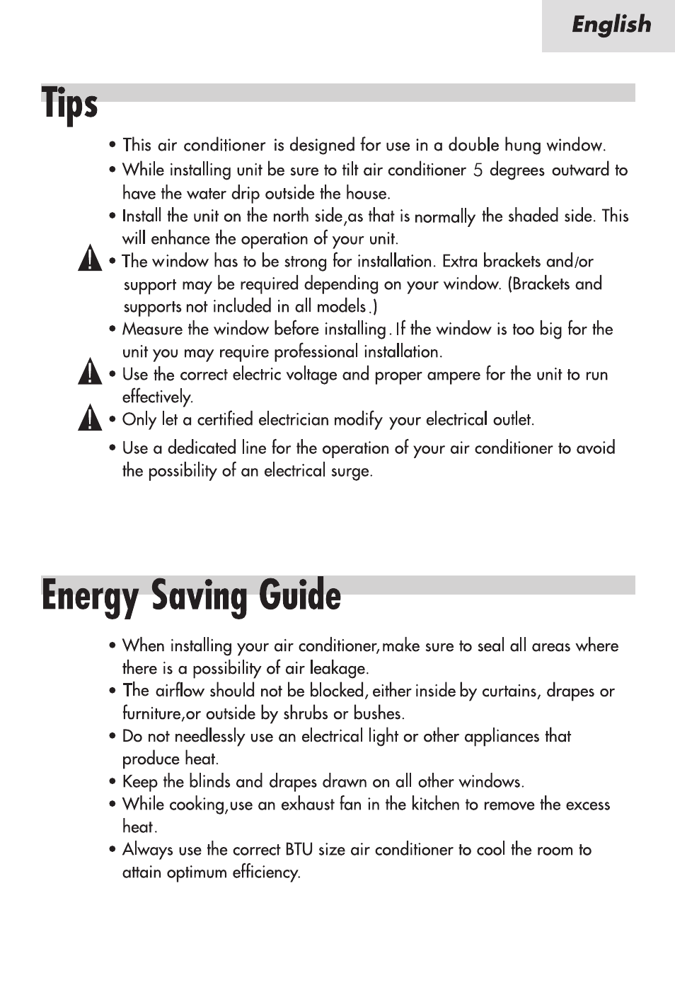 haier ESA3067 User Manual | Page 7 / 23