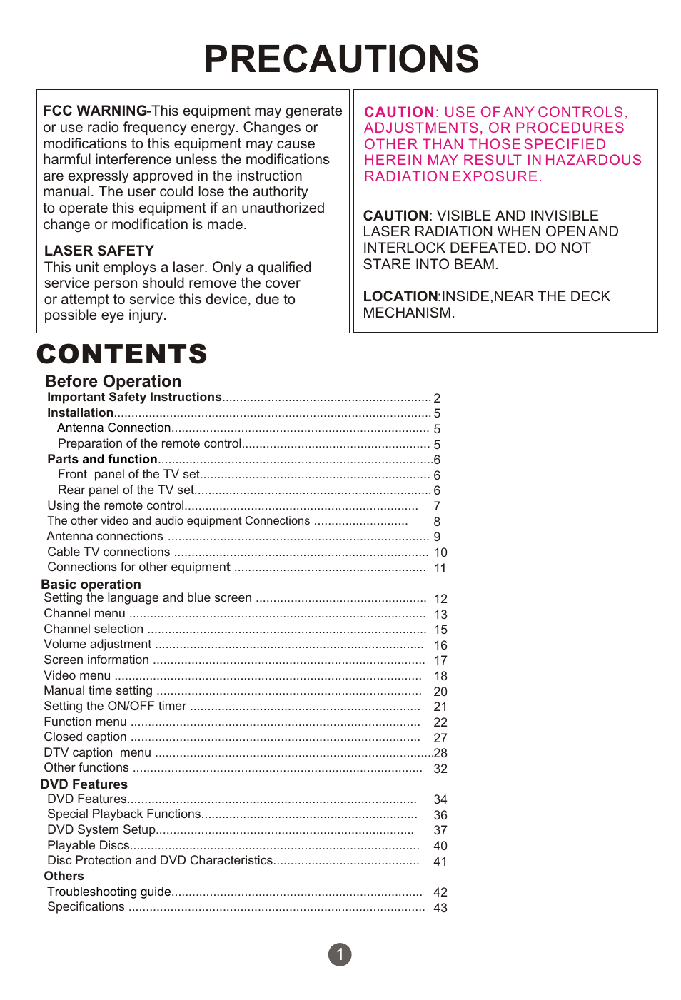 haier NX-565 User Manual | Page 2 / 45