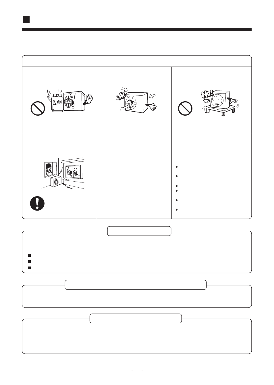 Installation manual for outdoor unit, Installation place | haier Duct Type Air Conditioning No. 0010572410 User Manual | Page 12 / 24