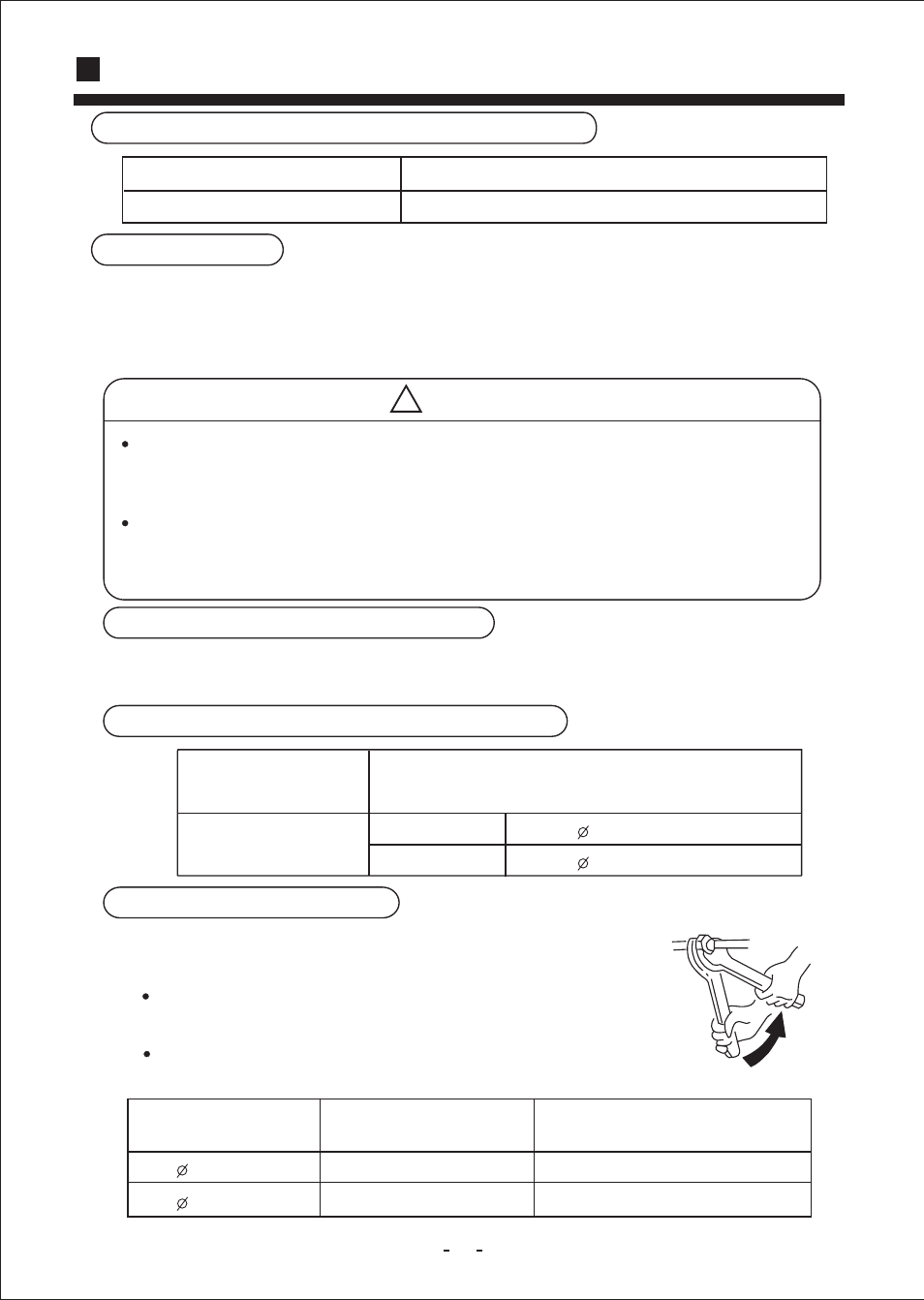 Installation manual for indoor unit | haier Duct Type Air Conditioning No. 0010572410 User Manual | Page 21 / 24