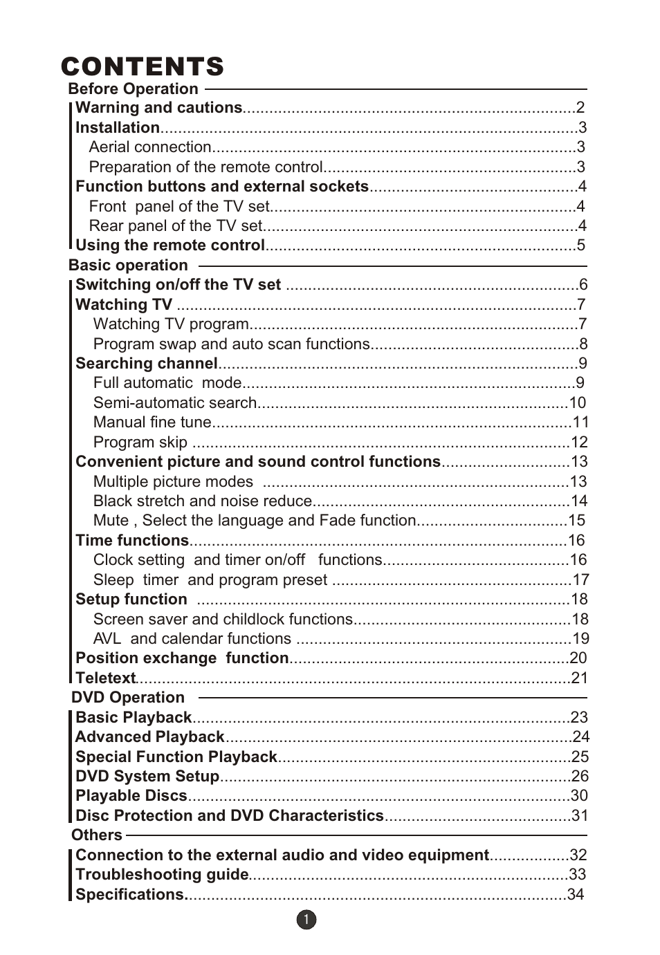 haier DTA21F98 User Manual | Page 2 / 36