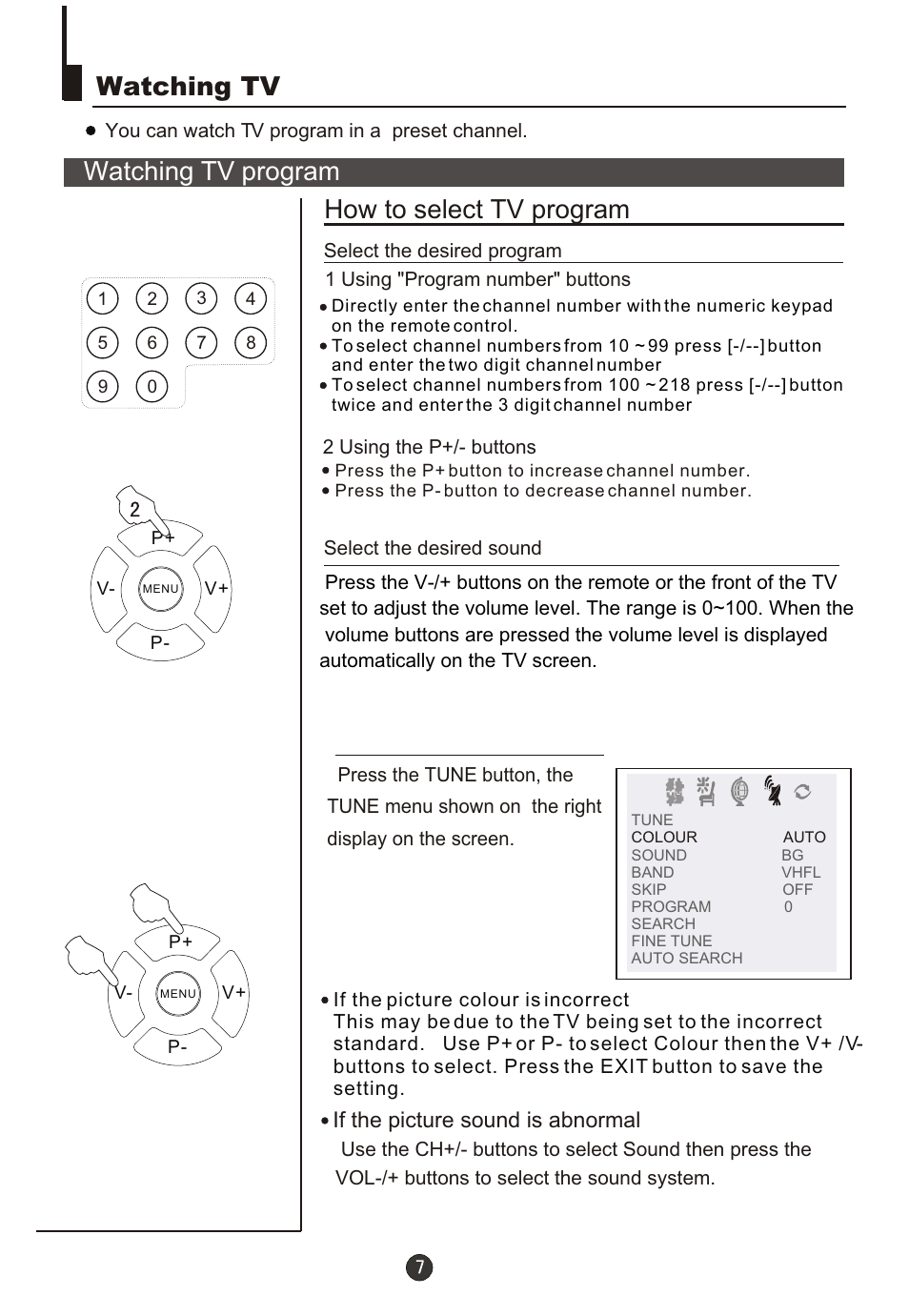 Т³гж 8, If the picture sound is abnormal | haier DTA21F98 User Manual | Page 8 / 36