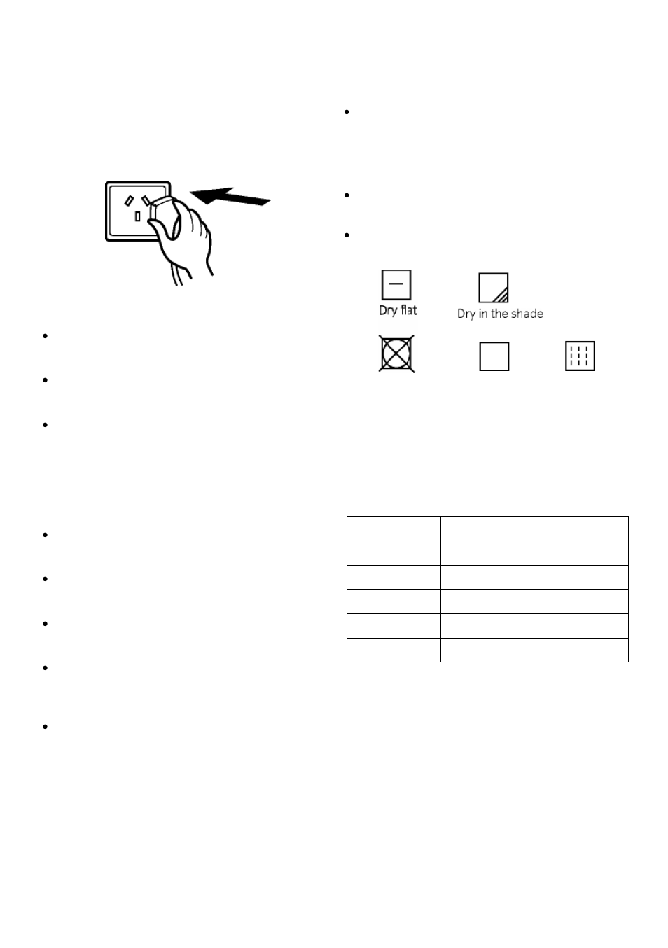 Operating your dryer, Drying time reference table | haier HDM3.5-1 User Manual | Page 4 / 9