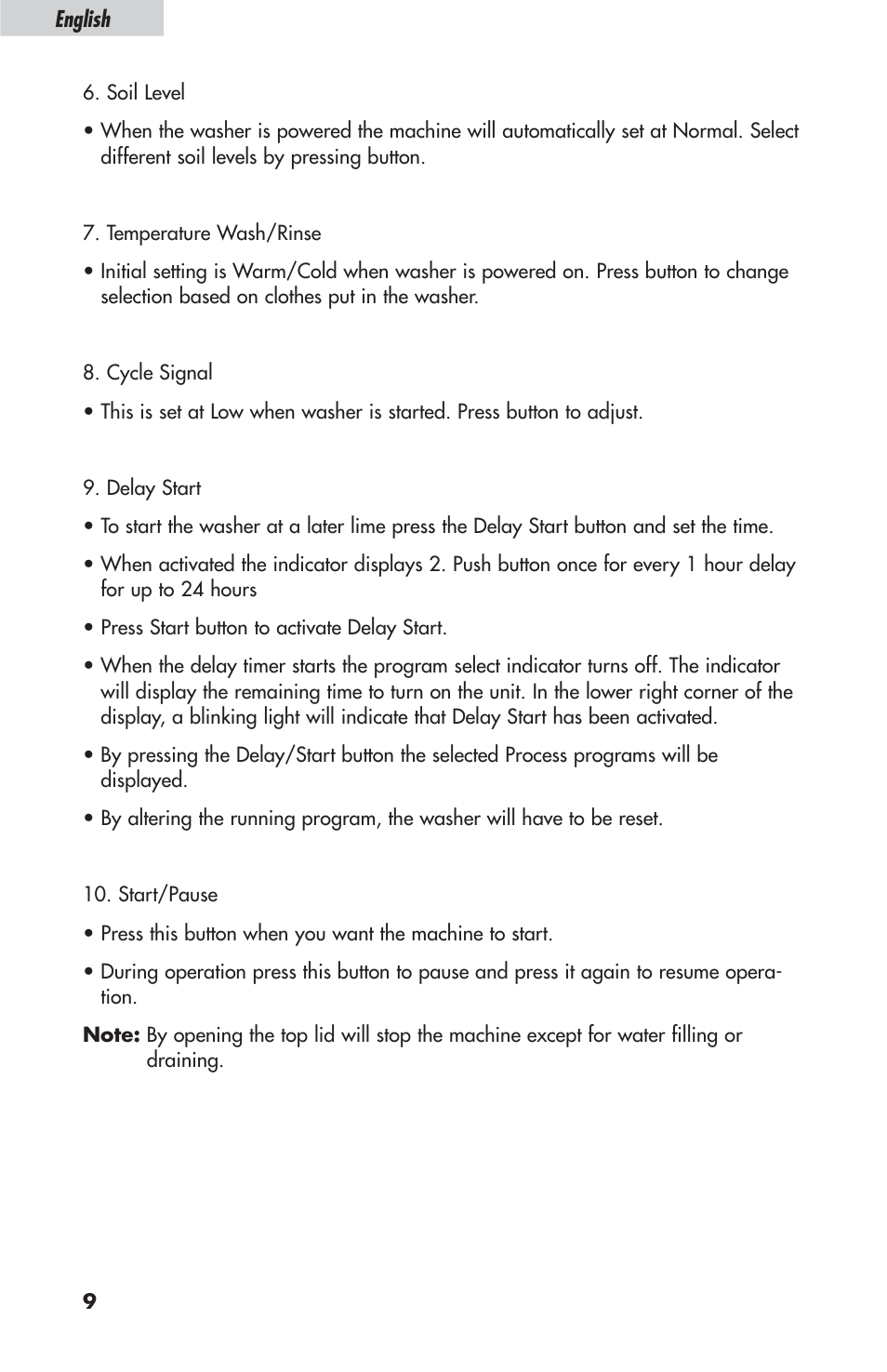 haier ESL-T21 User Manual | Page 10 / 72