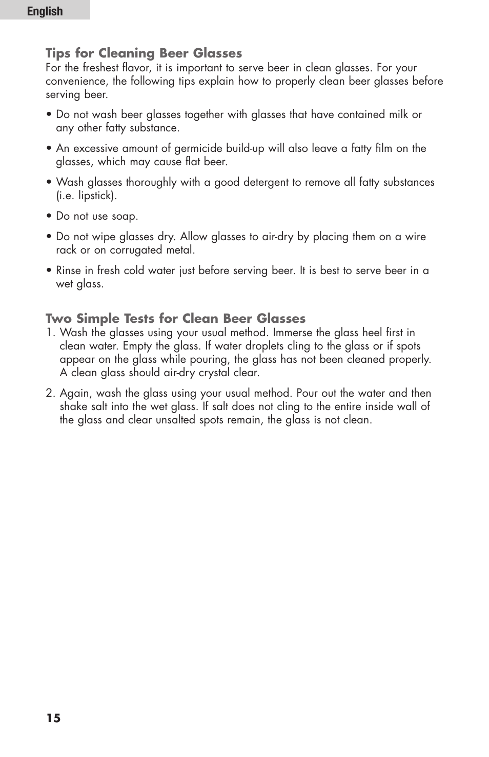 haier HBF205E User Manual | Page 16 / 76