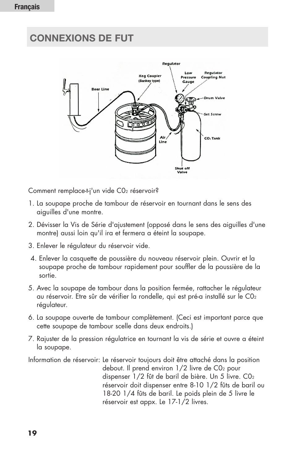 Connexions de fut, Français | haier HBF205E User Manual | Page 44 / 76