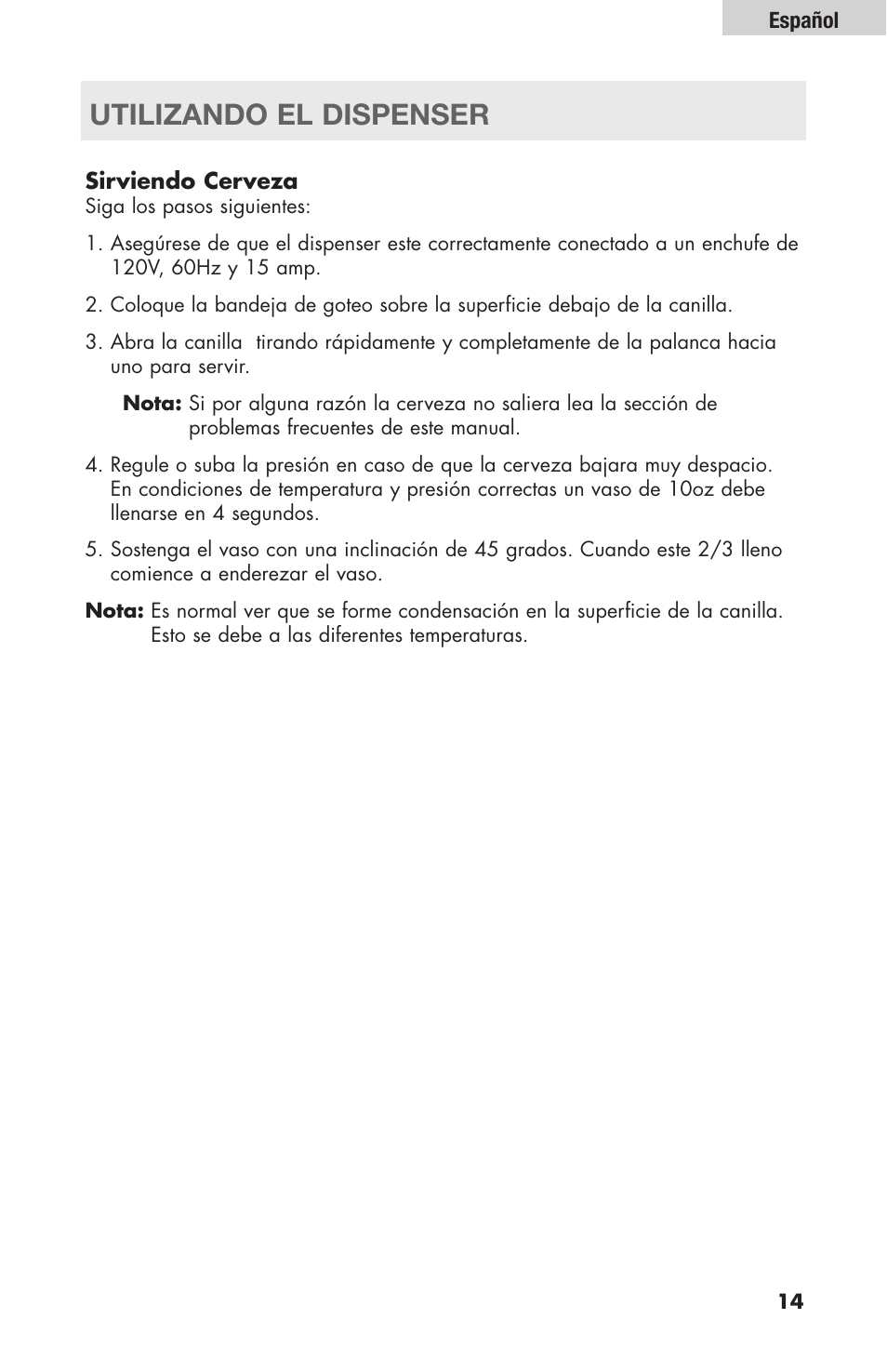 Utilizando el dispenser | haier HBF205E User Manual | Page 63 / 76