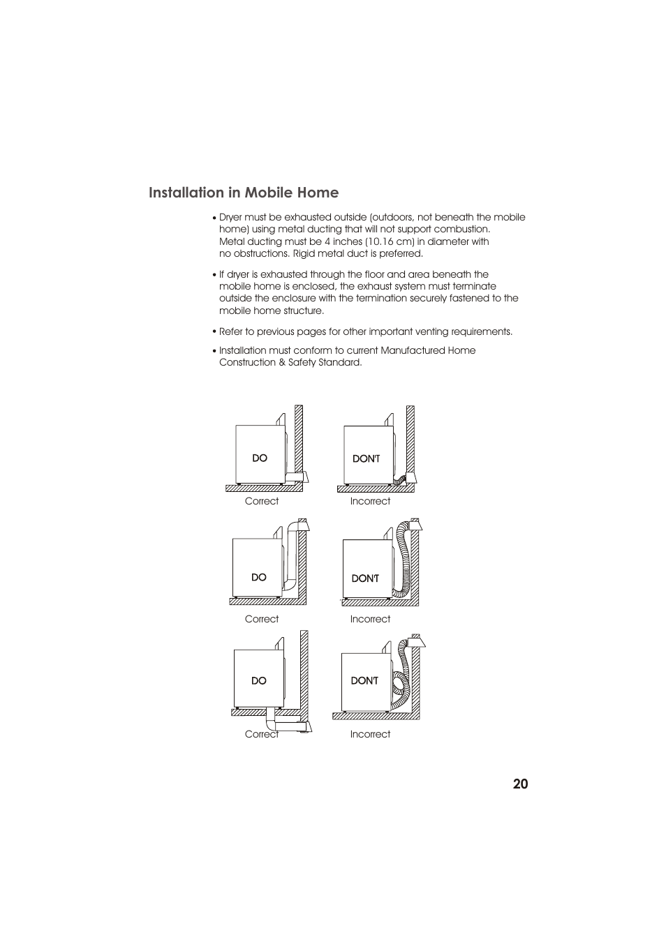 Installation in mobile home | haier GDZ22-2 User Manual | Page 21 / 24
