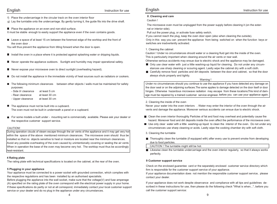 English | haier EB-3690E User Manual | Page 6 / 8