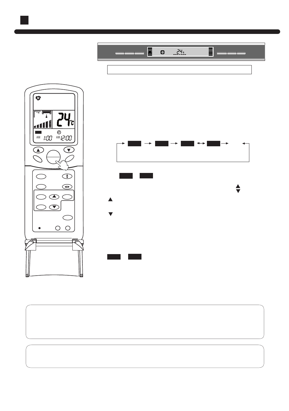 Operation, Timer on/off function, Manual operation | Remote controller, Control panel, Unit start, Timer mode selection, Confirm setting 5.cancel timer mode, Hints, Timer setting (press time adjust buttons ) | haier AP602AKEAA User Manual | Page 12 / 30