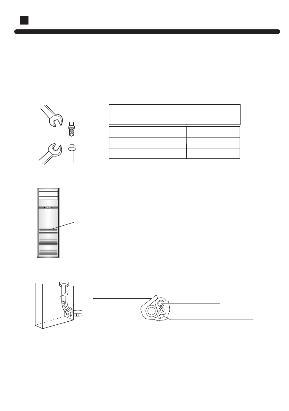 Installation procedures, Piping connection | haier AP602AKEAA User Manual | Page 26 / 30