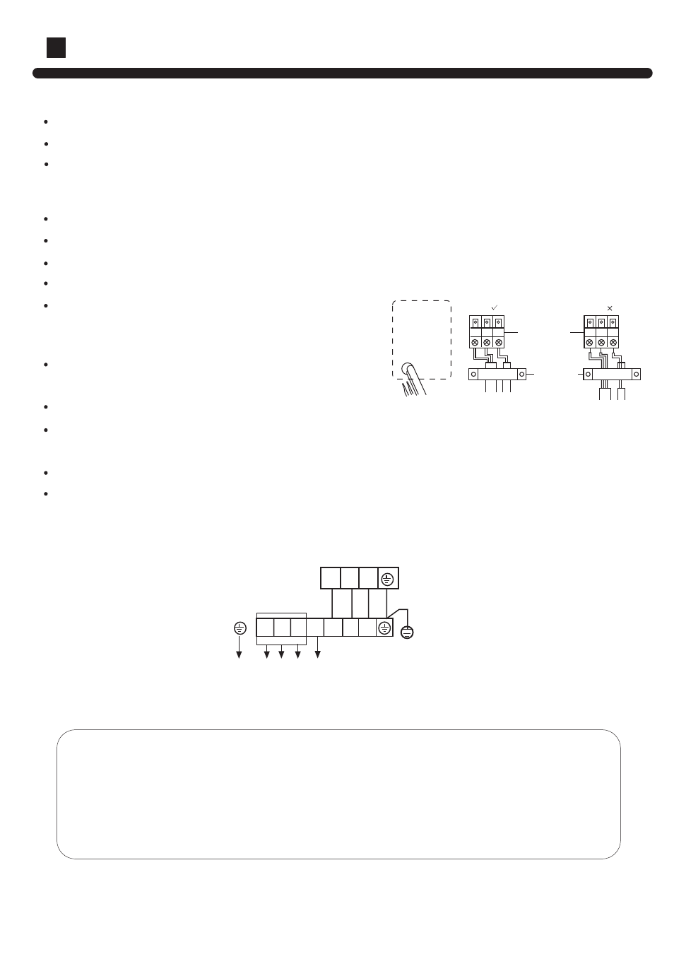 Installation procedures, Electric wiring | haier AP602AKEAA User Manual | Page 28 / 30