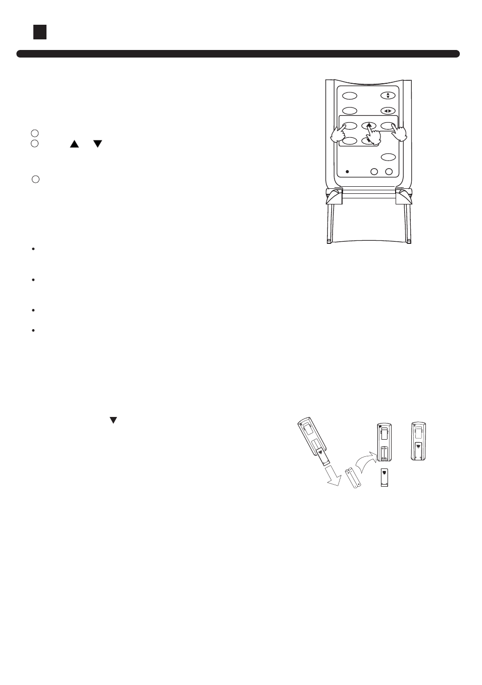 Operation, Clock set, Remote controller's operation | Confirmation indicator, Loading of the battery | haier AP602AKEAA User Manual | Page 7 / 30