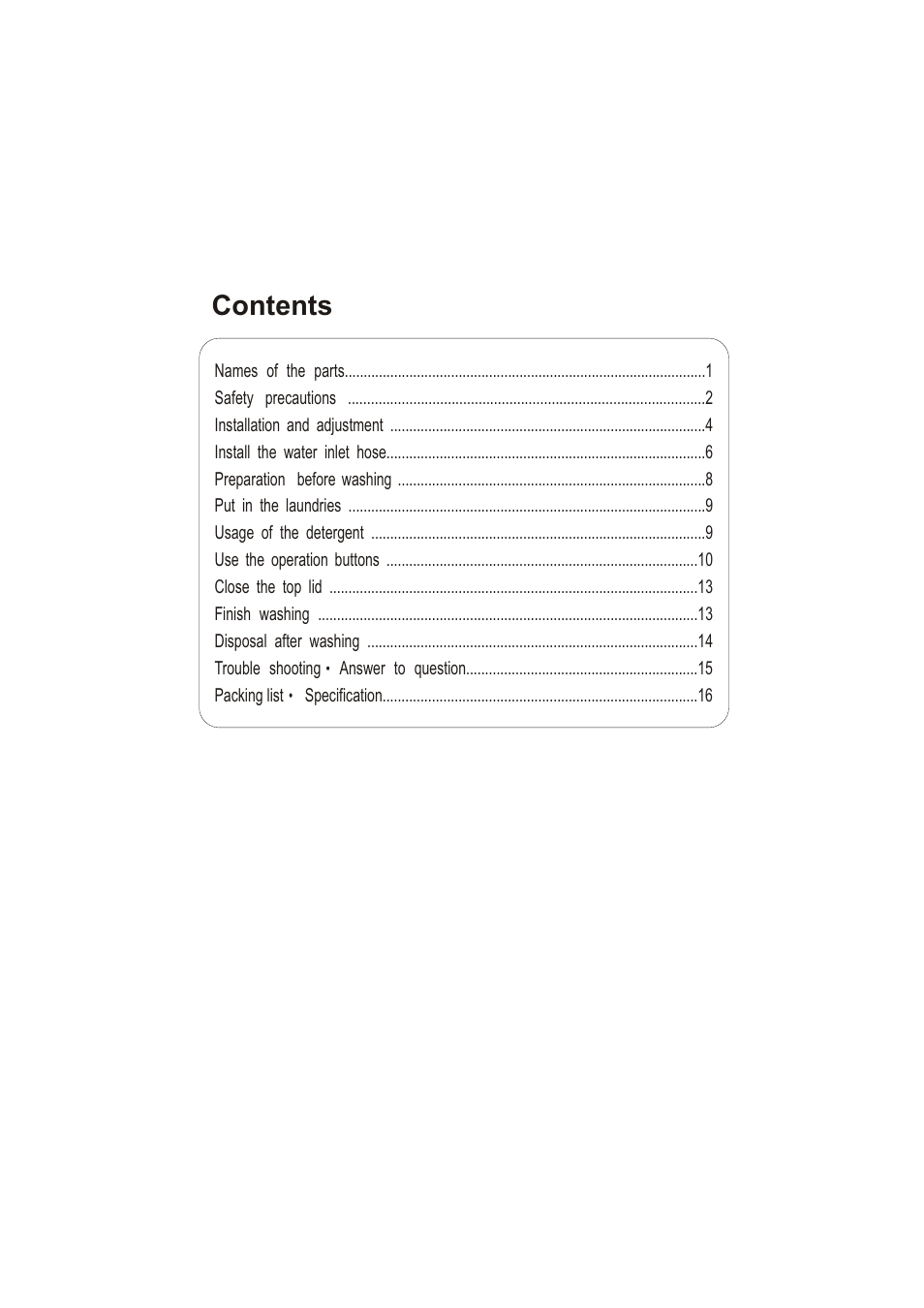haier HWM6000 User Manual | Page 2 / 18