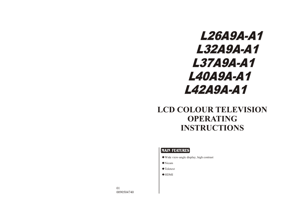 haier L32A9A-A1 User Manual | 16 pages
