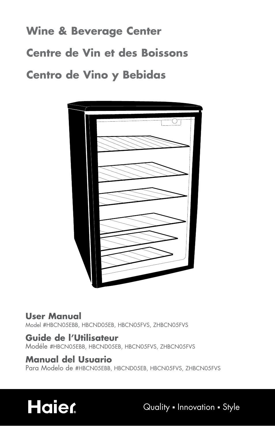 haier HBCN05FVS User Manual | 32 pages