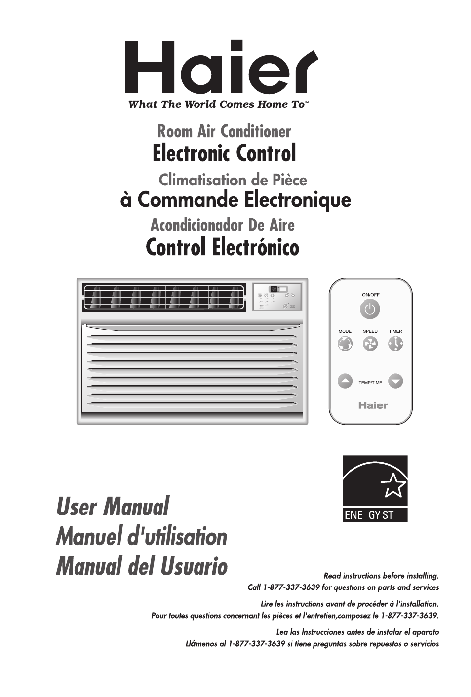 haier ESA3125 User Manual | 24 pages