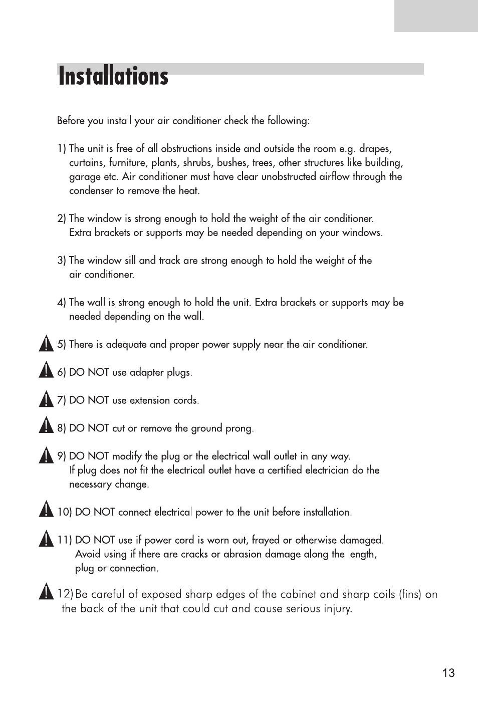 haier ESA3125 User Manual | Page 15 / 24