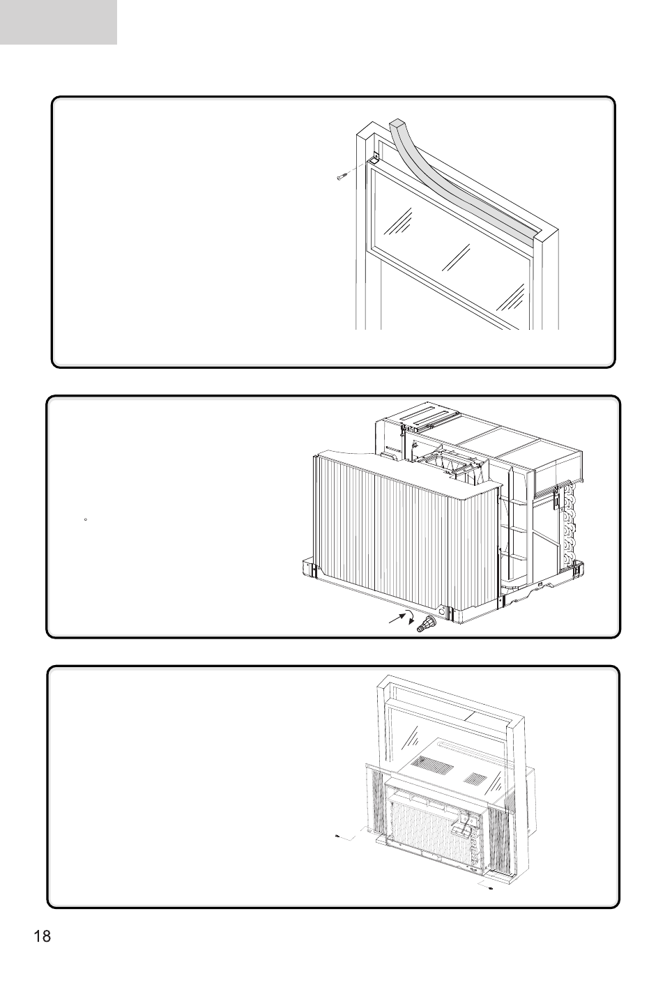 English, Return chassis to outer case | haier ESA3125 User Manual | Page 20 / 24