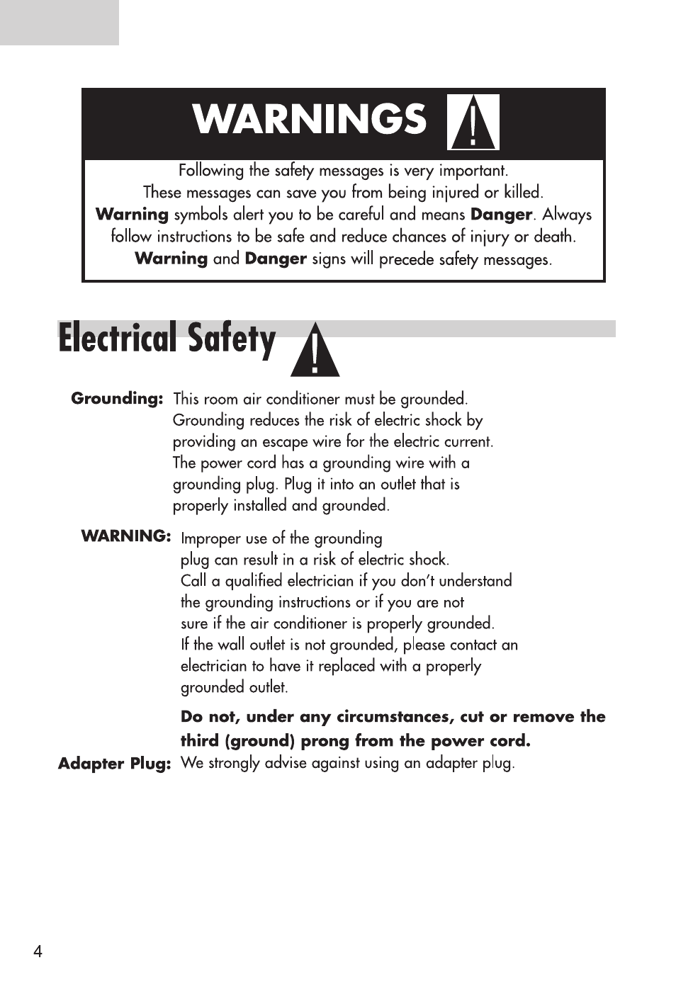 haier ESA3125 User Manual | Page 6 / 24