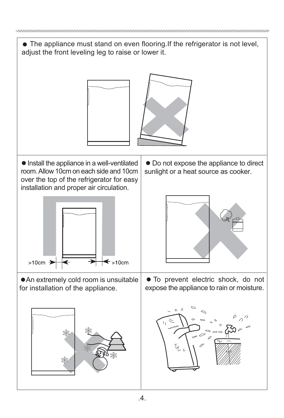 Installation | haier HF-116R User Manual | Page 6 / 17