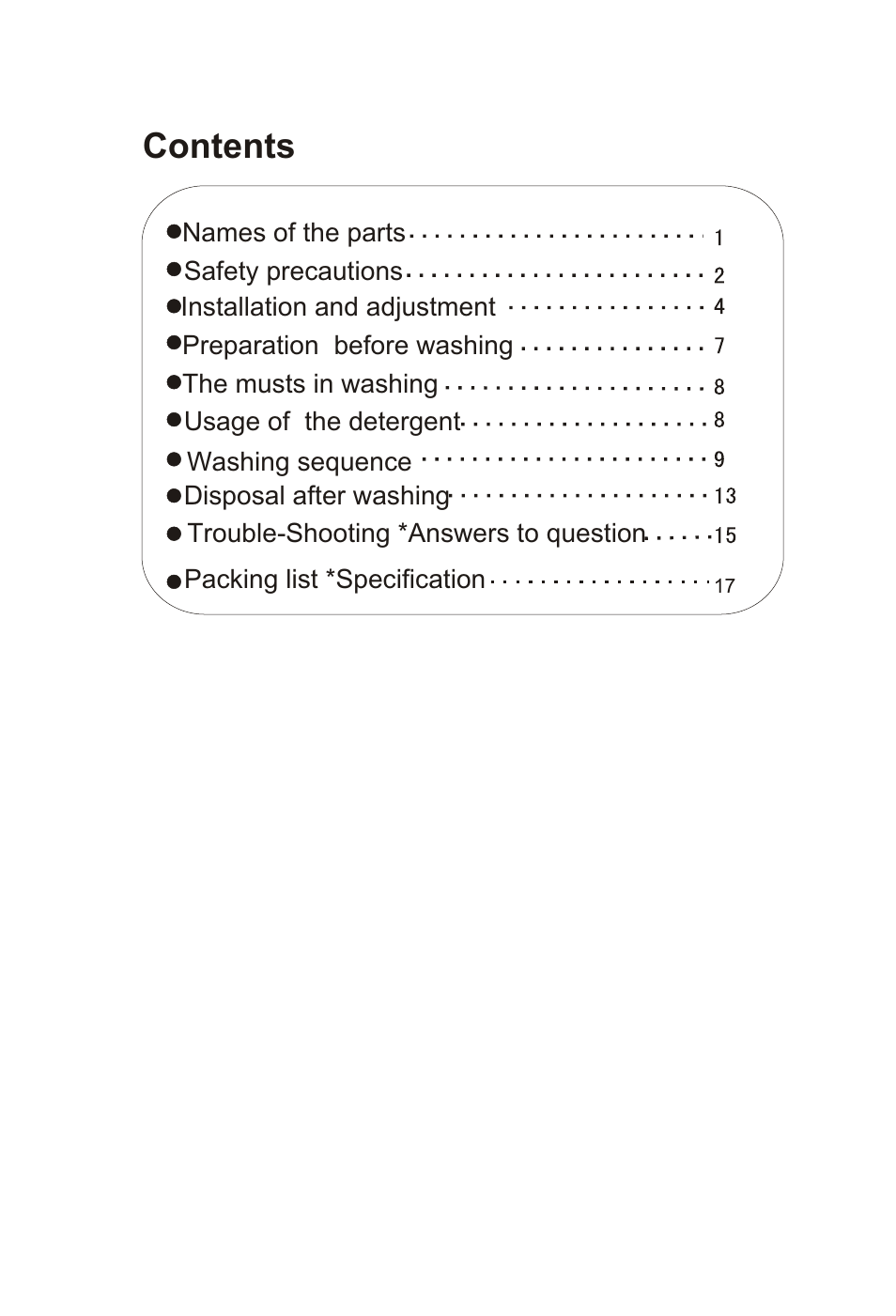 haier HWM75-113S User Manual | Page 2 / 20