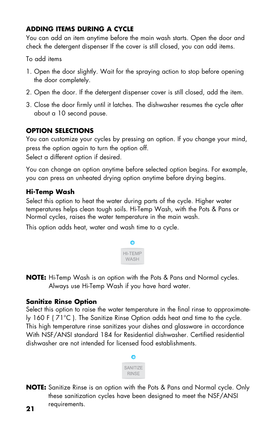 haier DWL2825 User Manual | Page 22 / 100