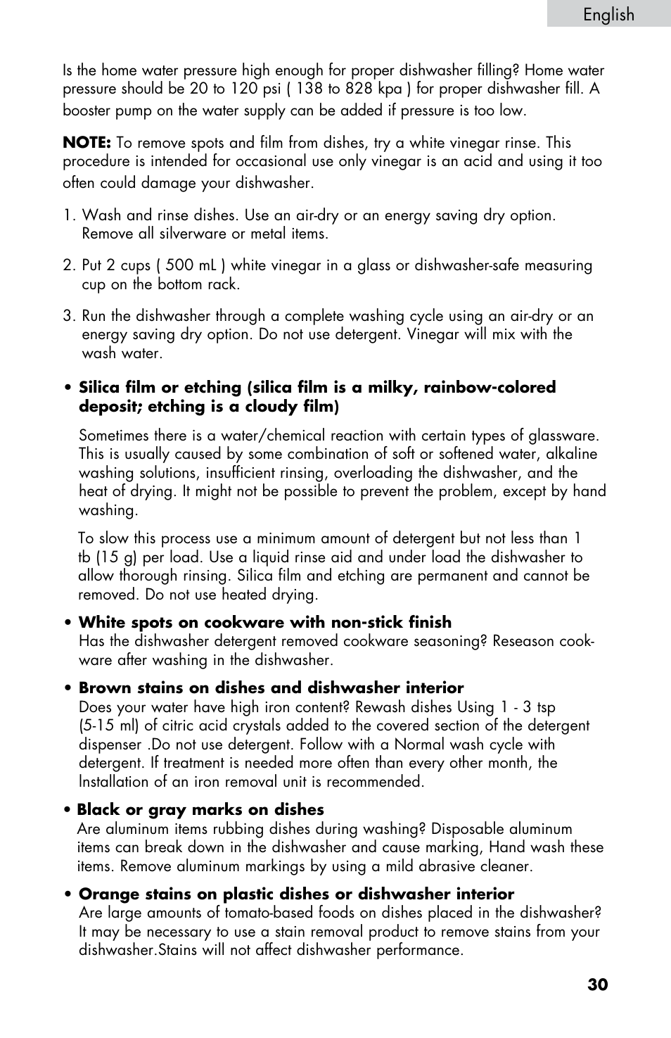 haier DWL2825 User Manual | Page 31 / 100