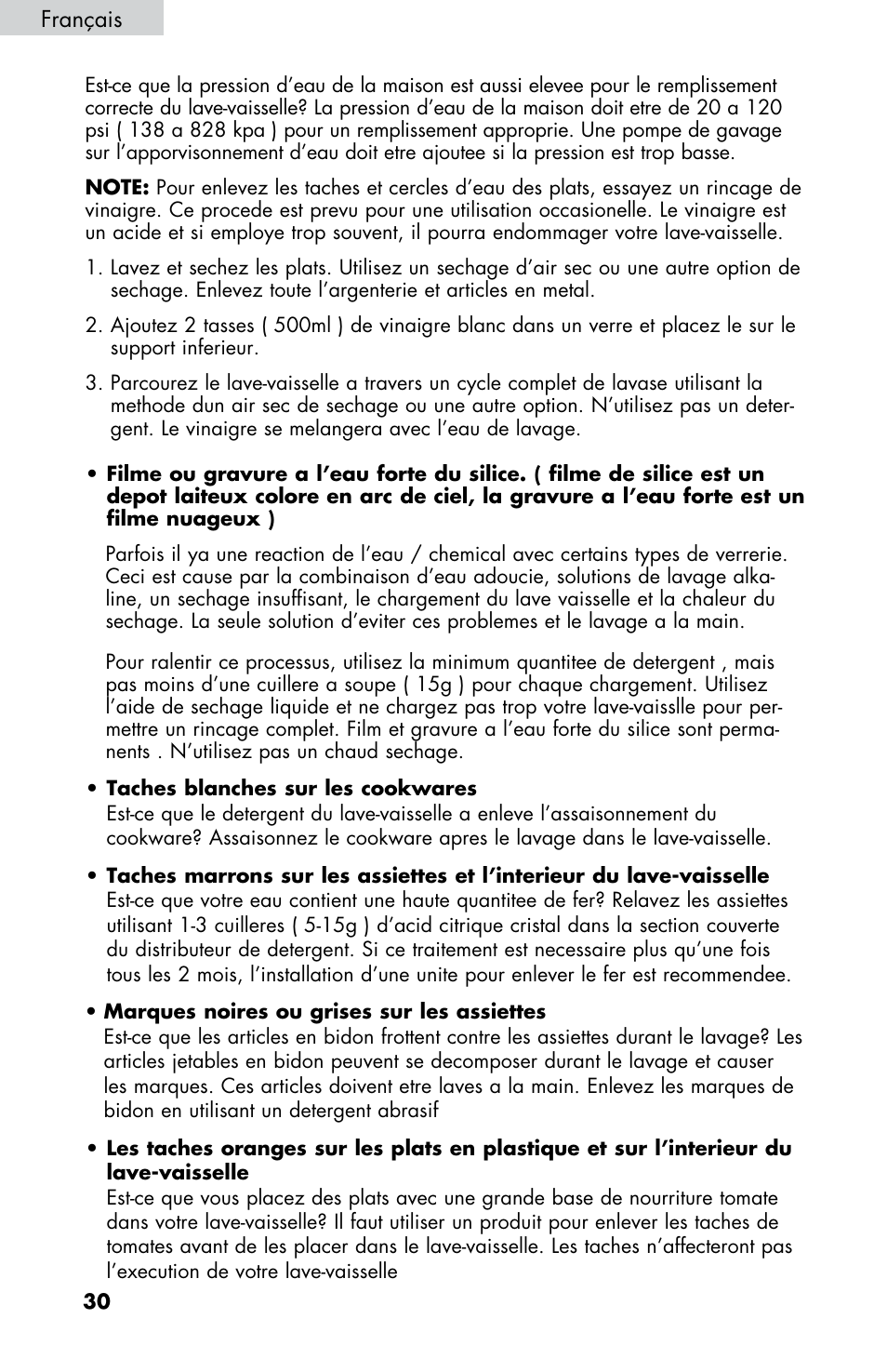 haier DWL2825 User Manual | Page 64 / 100