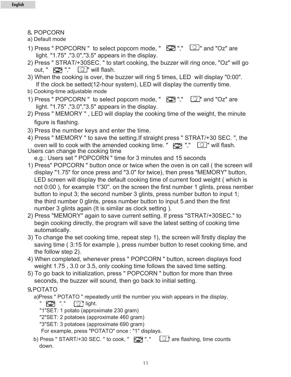 haier MWM10100SS User Manual | Page 12 / 19