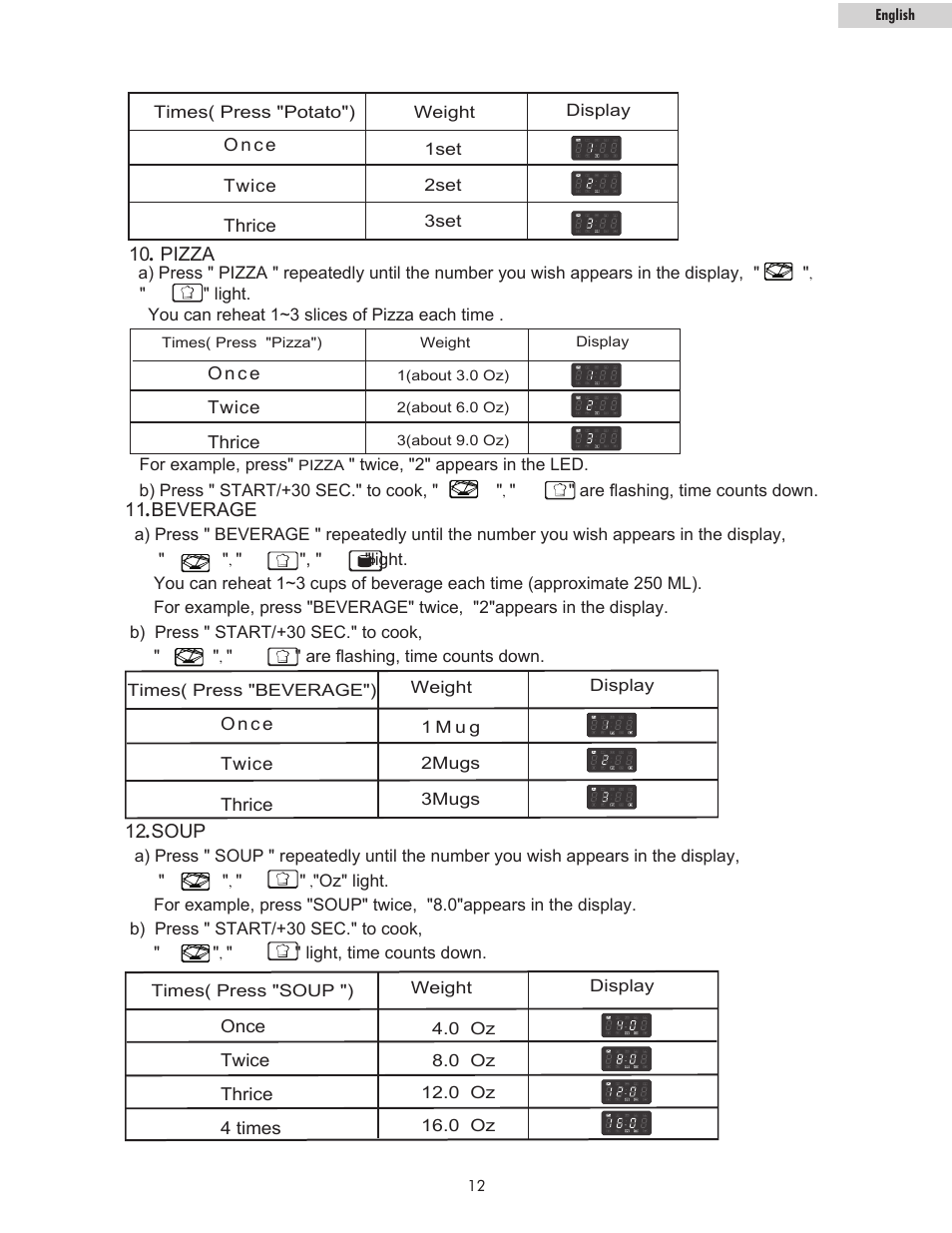 haier MWM10100SS User Manual | Page 13 / 19