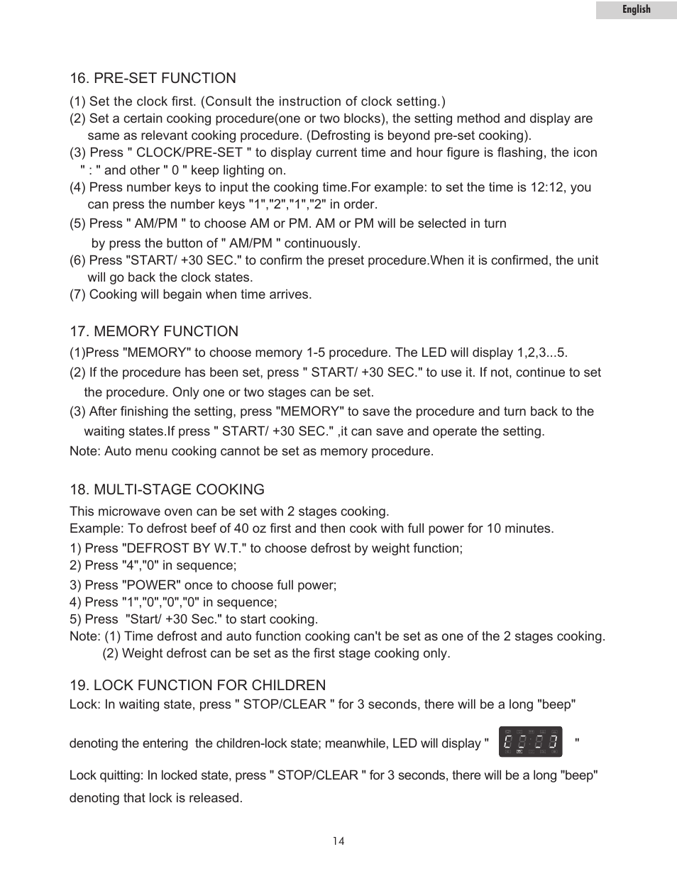 haier MWM10100SS User Manual | Page 15 / 19