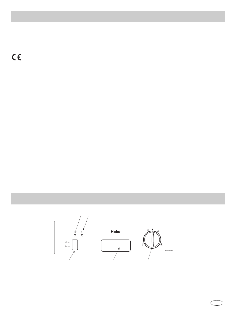 haier HDW9-AFM User Manual | Page 3 / 12