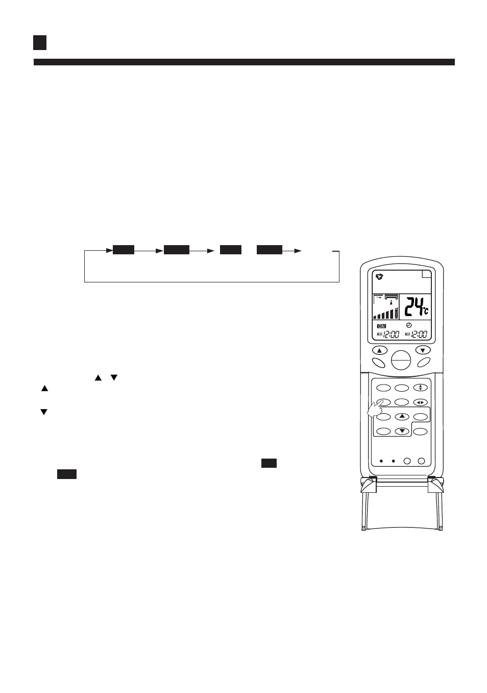 Operation, Timer on/off operation, Remote control unit | Timer operation, Timer on/off, Hints | haier AS072XVERA User Manual | Page 18 / 34