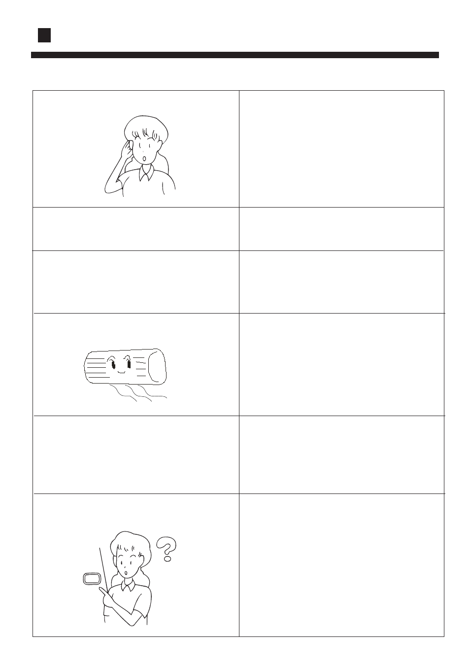 Trouble shooting, The followings are not malfuncition | haier AS072XVERA User Manual | Page 23 / 34