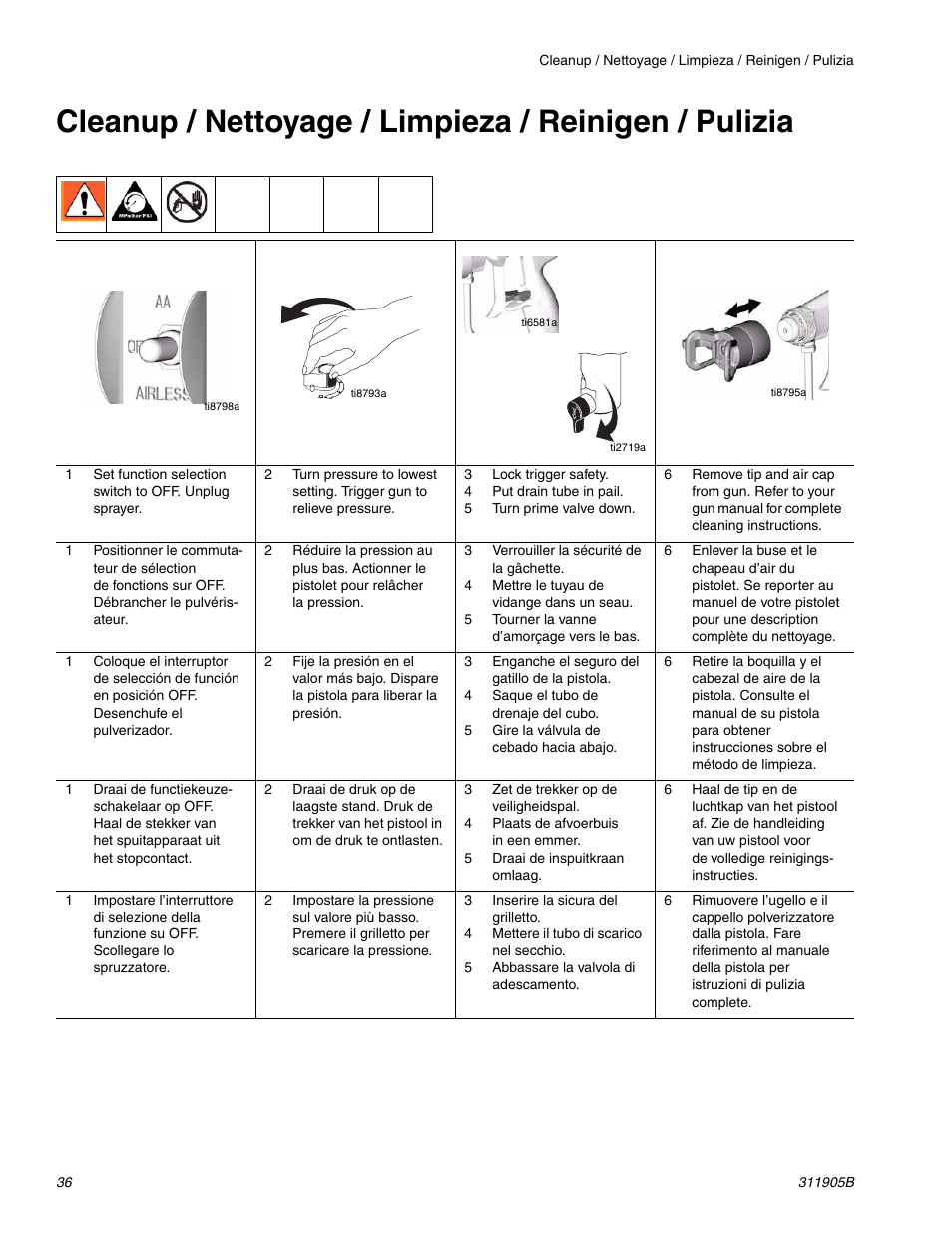 E 36, ét | haier FINISHPRO 390 User Manual | Page 36 / 56