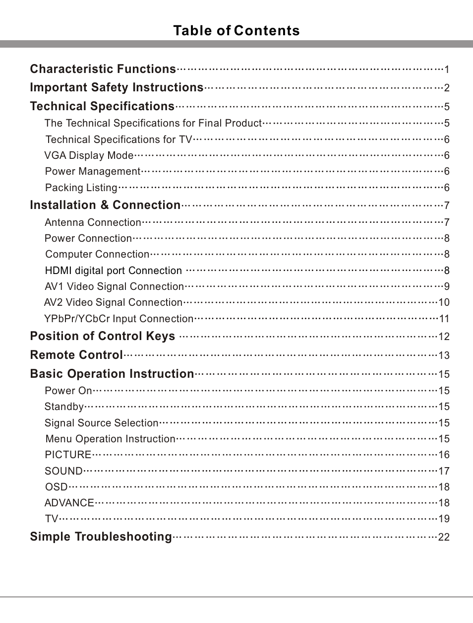 haier 32T51 User Manual | 23 pages