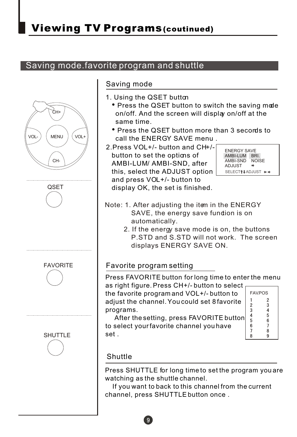 Т³гж 10, Ъ д ¿ д ¯ а а ¼ ° ж б д » п ф к ¾ ¹ ¦ д ь, Viewing tv programs | Saving mode.favorite program and shuttle | haier 29FA10-AM User Manual | Page 10 / 32